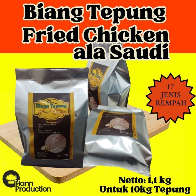 

Biang tepung Fried chicken-Bumbu tepung fried chicken 1kg