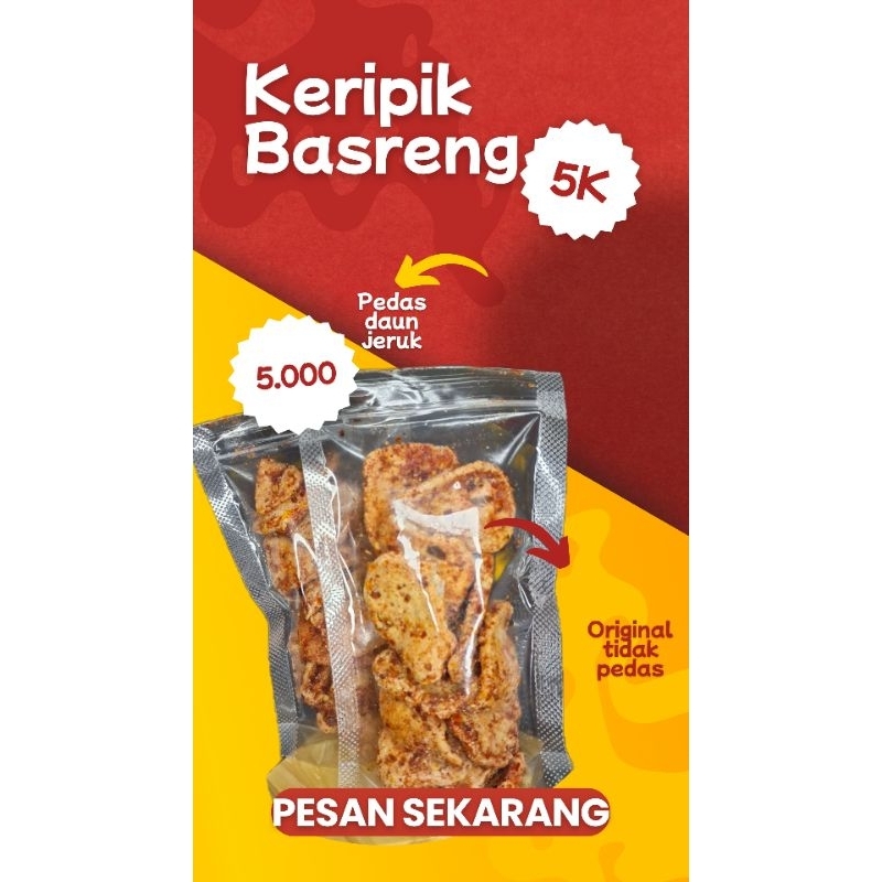 

Keripik Pisang bumbu tabur enak gurih dan murah