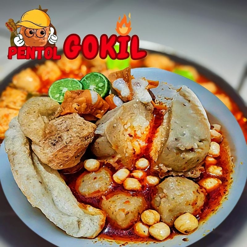 

Bakso / Baso Pentol kuah keju mozarella