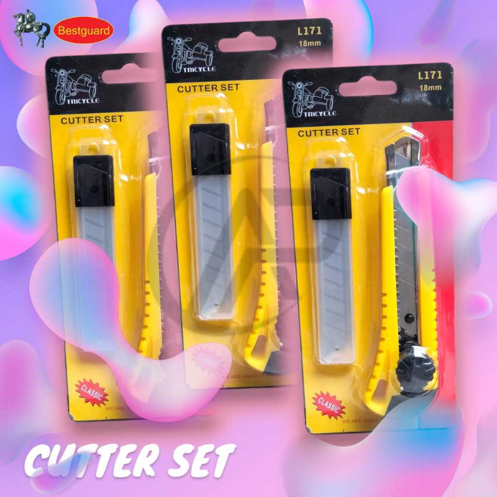 

Pisau Cutter Set 100 x 18 mm L171 - BESTGUARD