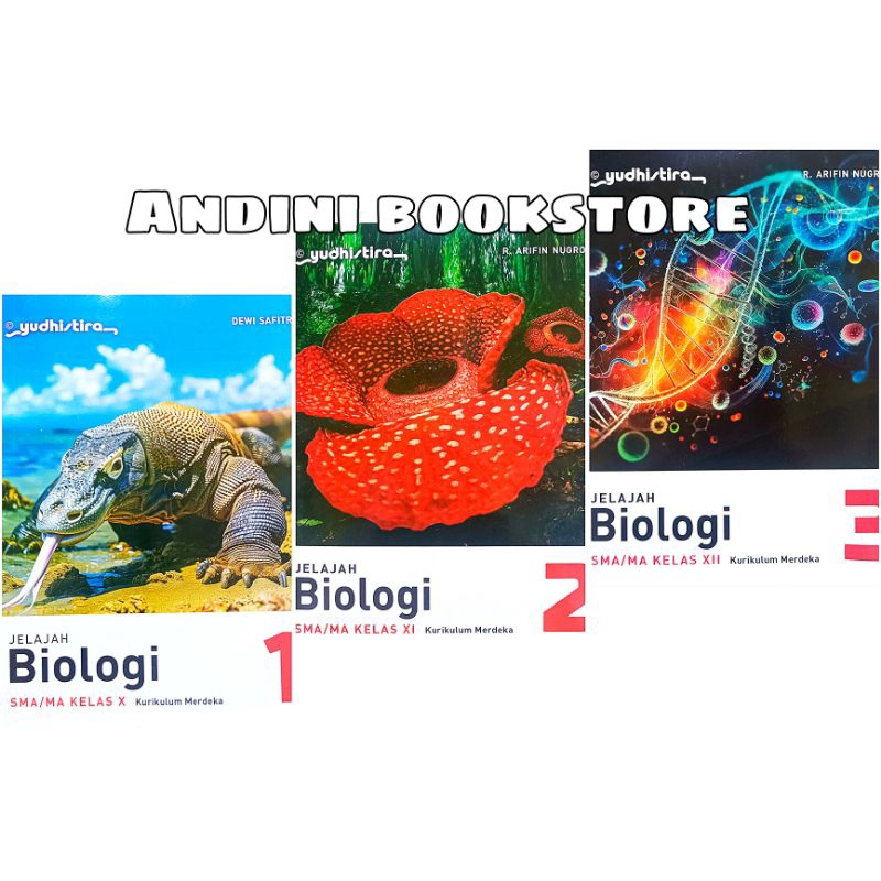 BUKU BIOLOGI KELAS 10 11 12 SMA/MA YUDHISTIRA KURIKULUM MERDEKA