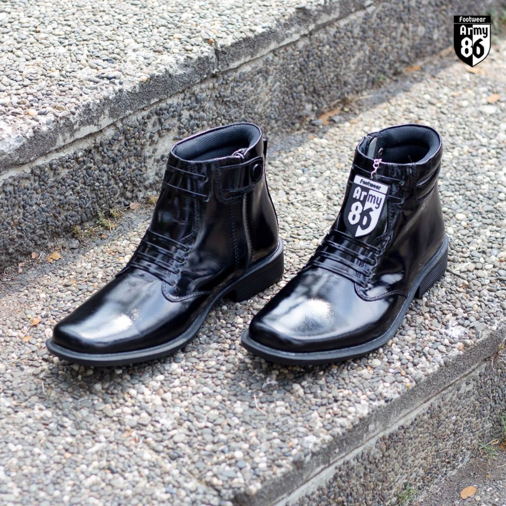 Sepatu PDH Army 86 TNI POLRI - NAVY #2