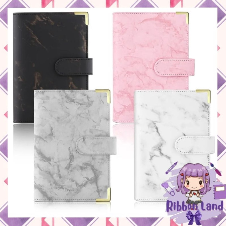 

KODE Y38Z A6 Binder Kulit Motif Marmer Luxury 6 Ring