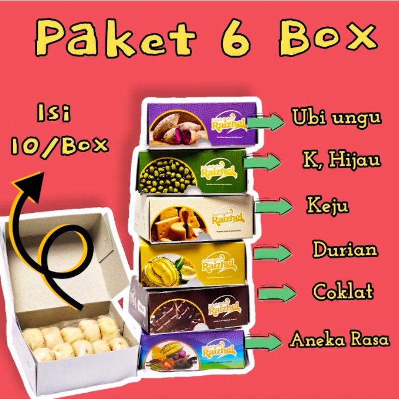 

PAKET BAKPIA 6BOX 100% ORIGINAL (21-29)