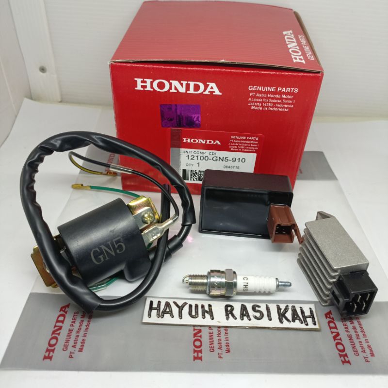 PAKET CDI 4ITEM GN5 HONDA GRAND SUPRA X LAMA SUPRA FIT LEGENDA REVO 100CC ORIGINAL
