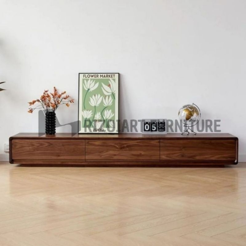 BUFET KAYU JATI MINIMALIS BUFET TV MODERN
