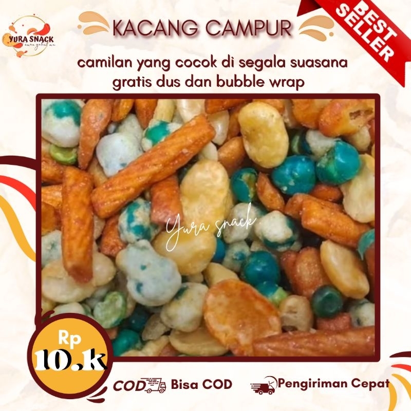 

Kacang Campur Snack Kiloan Kacang Kombinasi | kacang mix Aneka Rasa jajan kiloan kemasan 250gr 500gr