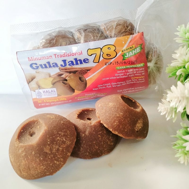 

Gula Jahe Purworejo Cap 78 Original Minuman Herbal Tradisional Herbal Alami isi 8 Keping