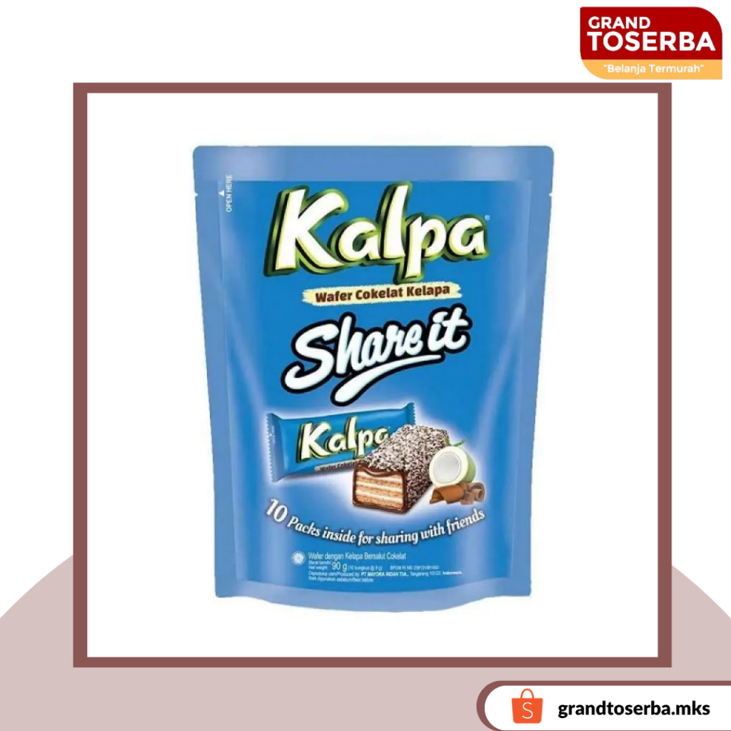 

Kalpa Wafer Cokelat Share It Pouch 10 x 9 g