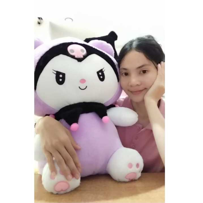 Boneka Kuromi Ungu Sanrio Jumbo Doll Toys Sanrio Kuromi Ungu