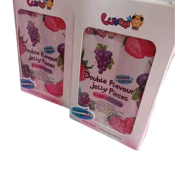 

Kuliner.Kita Double Flavour Jelly Pieces Isi 30Pcs/Bok