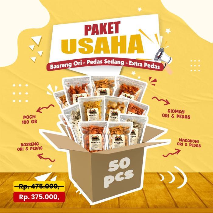 

Kuliner.Kita Paket Usaha Basreng Kemasan Pouch 100 Gr