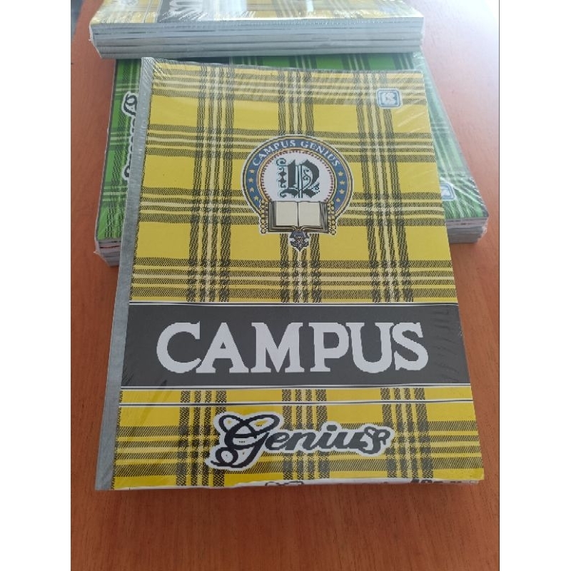 

Buku tulis Campus Genius 1 pak isi 6 buku, 42 lembar 70gsm