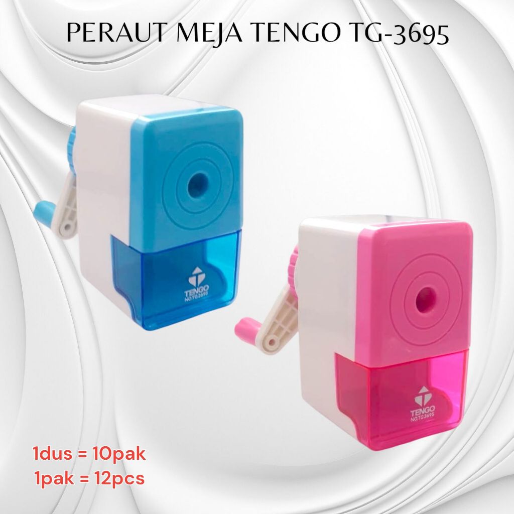

Peraut Pensil putar tengo TG-3695 /peraut meja/ serutan asahan meja polos murah
