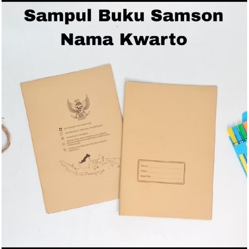 

SAMPUL BUKU COPY POLOS UKURAN QUARTO 1PACK 20LEMBAR