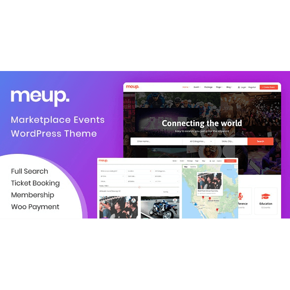 Meup – Event Marketplace WordPress Theme