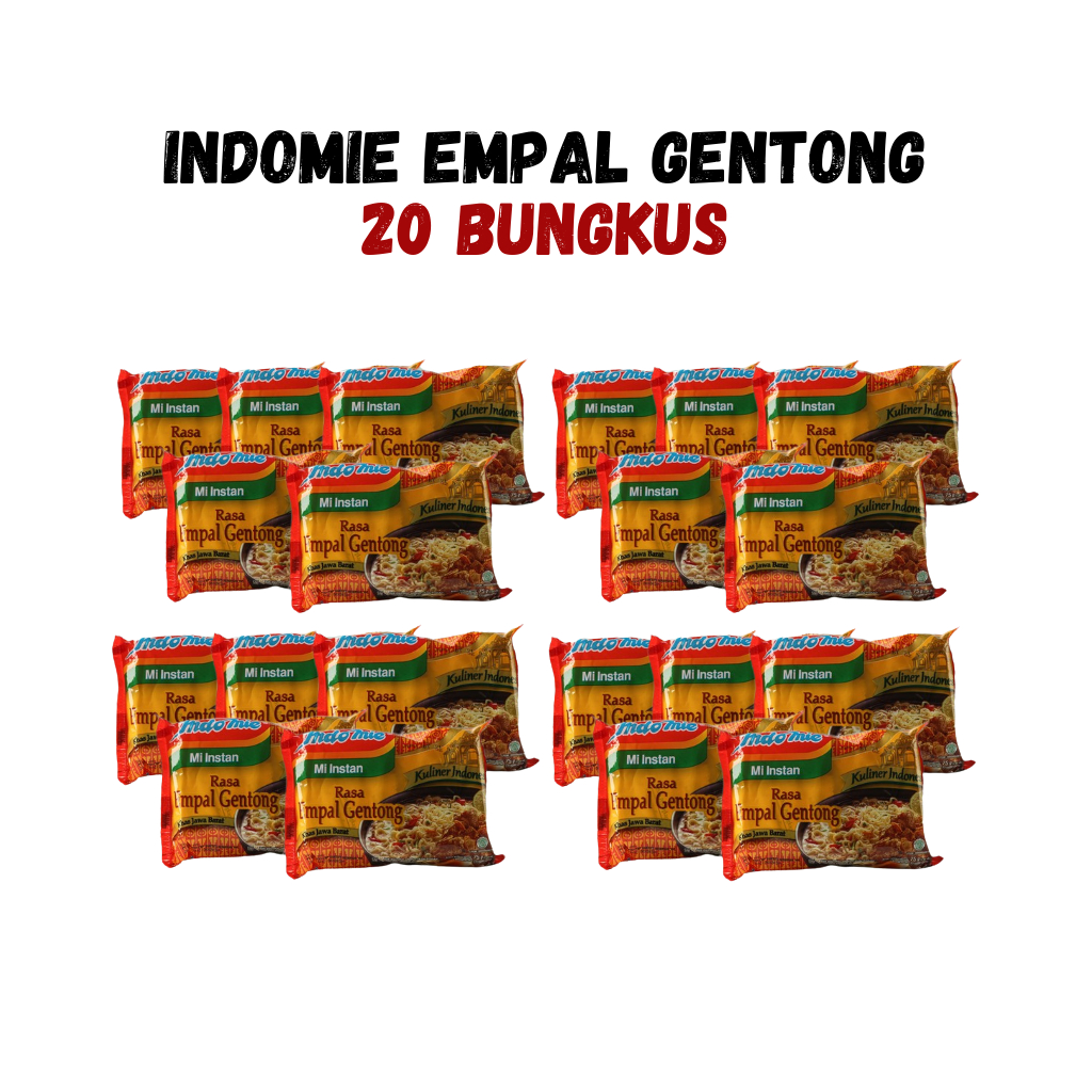 

Indomie Kuah Empal Gentong Isi 20 Bungkus – Mi Instan Kuah Gurih Khas Cirebon untuk Stok Bulanan