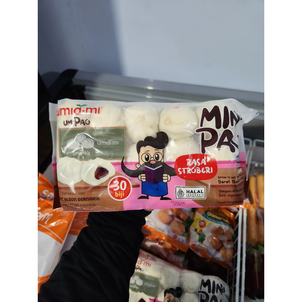 

UMIAMI - Minipao Rasa Stroberi isi 30 biji 465gr