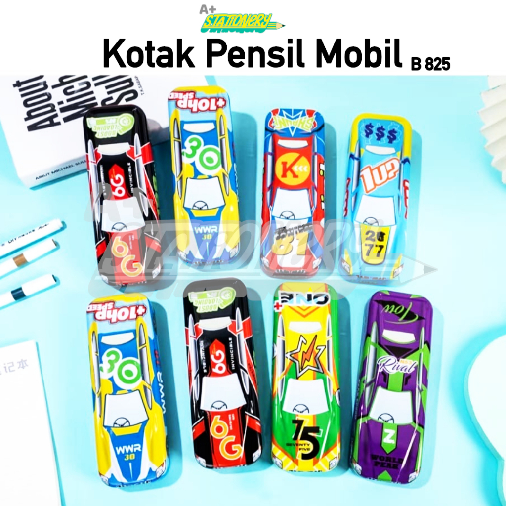 

[A+] Kotak Pensil Mobil Kaleng B 825 | Tempat Pensil Kaleng Mobil Murah | Tepak Pensil | Pencil Case