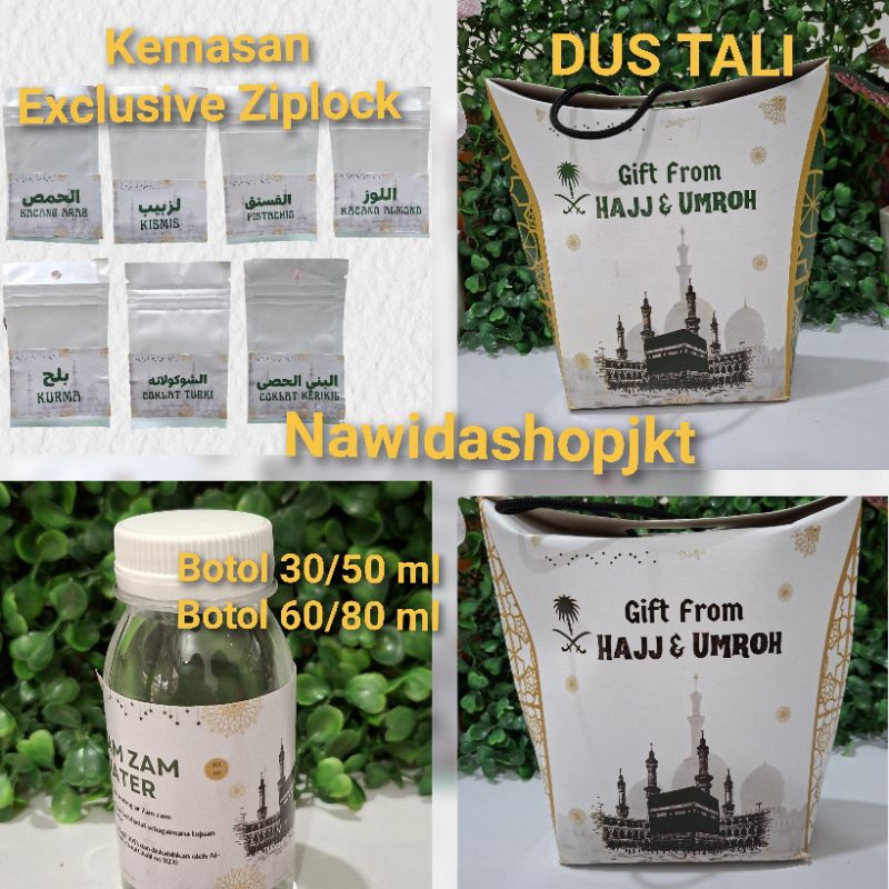 

Dus Kemasan Exclusive Ziplock Tali Botol Zamzam Oleh Oleh Haji umroh