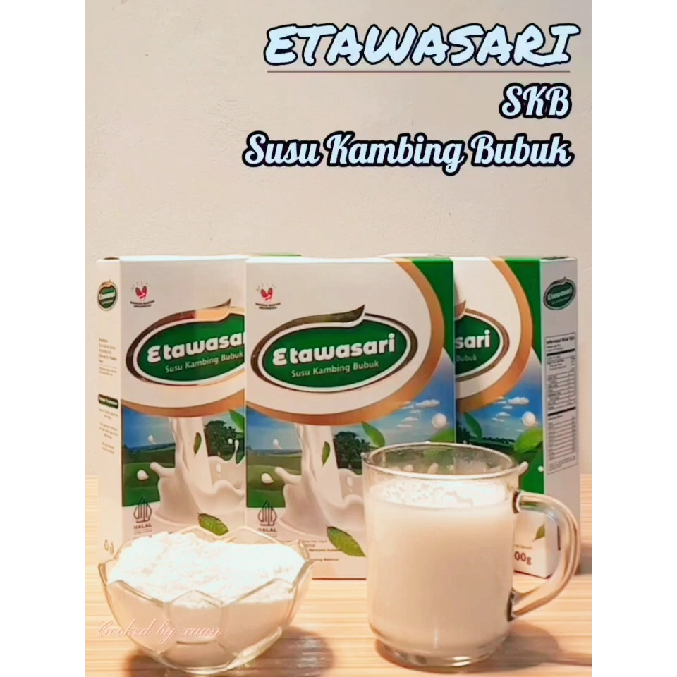 

Etawasari Susu Kambing Bubuk Etawasari Rasa Original Cokelat Stroberi