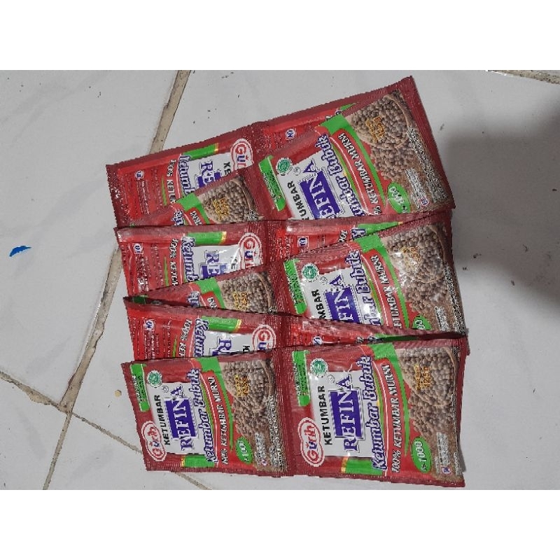 

REFINA KETUMBAR BUBUK 12.5GR X 12 SACHET