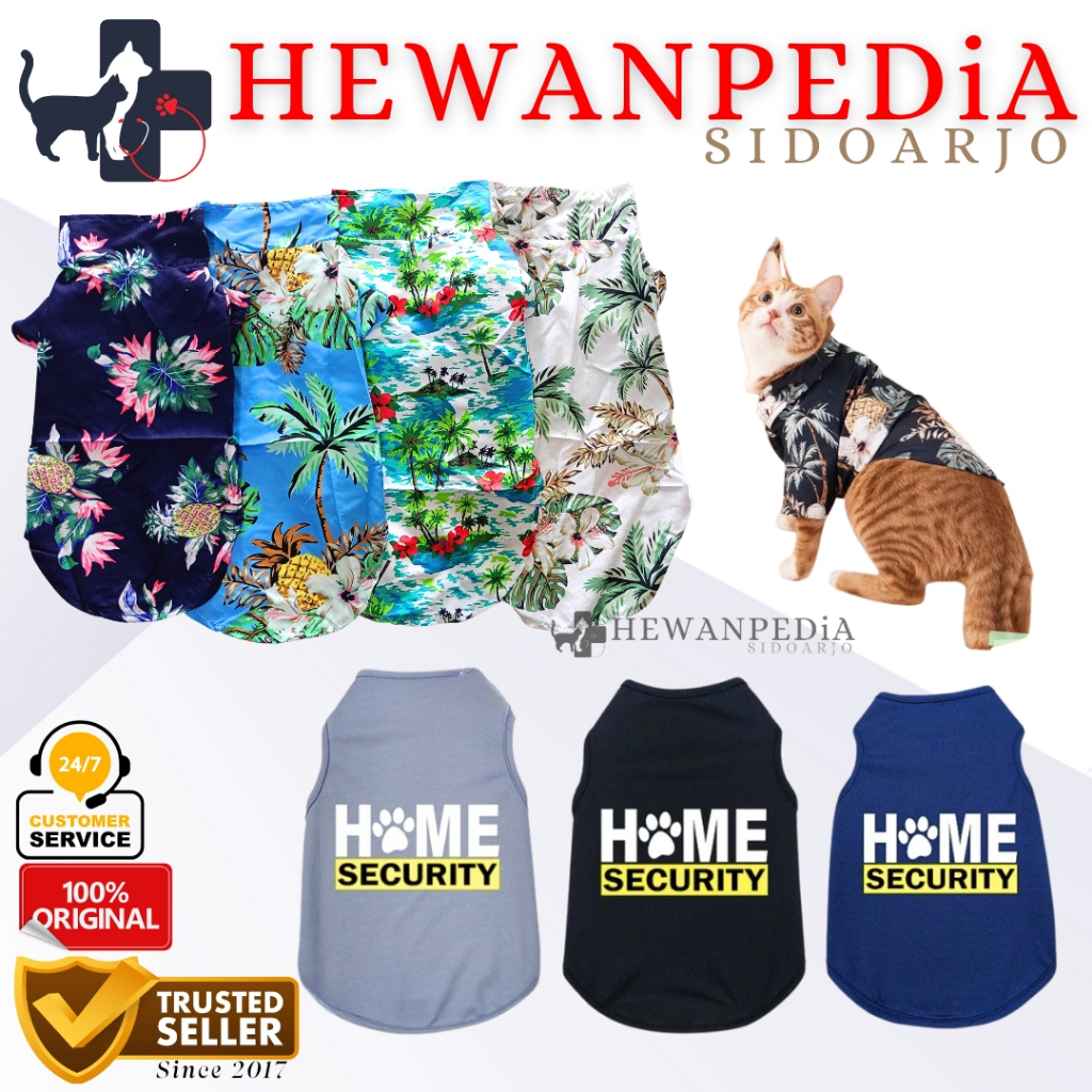 BAJU KUCING & ANJING DEWASA - baju anjing & kucing dewasa cowok & cewek Hewanpedia Obat Anjing Kucin