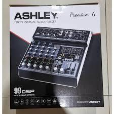 Mixer ASHLEY Premium 6 Professional Mixer 6 Channel Mixing Console