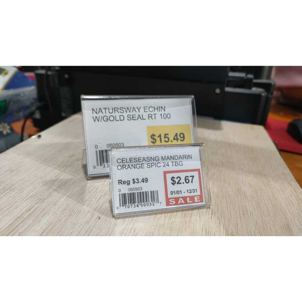 

Stand Display Harga Akrilik / Price Tag Murah