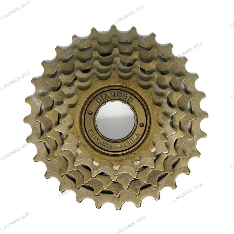 Freewheel Gear Gir Belakang 6 Speed Drat Ulir Sepeda Lipat MTB CTB Gunung Original Kriwil Murah Gros