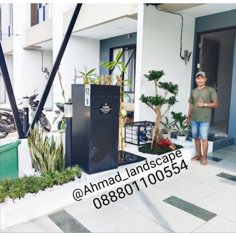 taman minimalis depan rumah/hiasan taman rumah