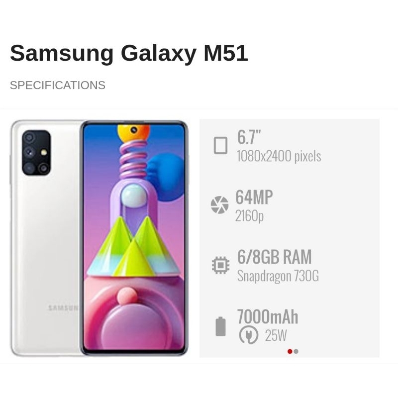 Samsung m51 8/128 (second)