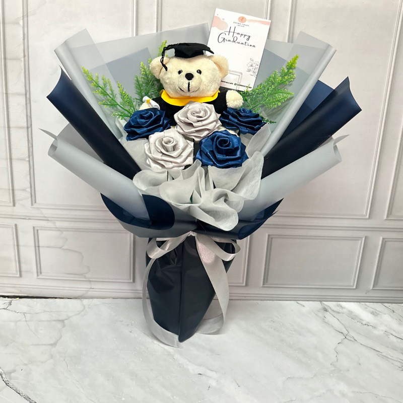 Buket Bunga Wisuda / Buket Wisuda / Buket Boneka / Boneka Wisuda