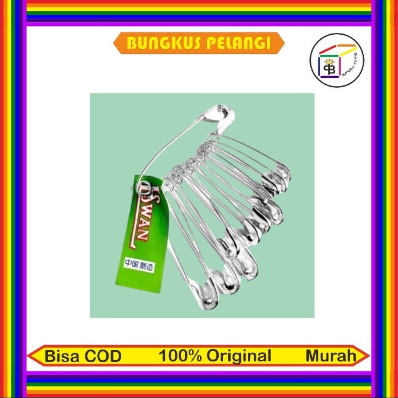 0010 - Peniti Silver - Peniti Besi