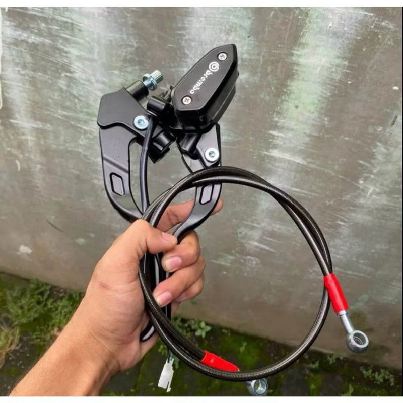 Paket Master Rem + Selang Rem Master Rem Rcb Universal Motor Vario Beat Mio M3 Soul Scoopy Fazzio