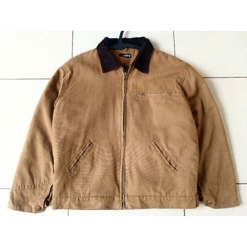 ✅TIMBRE CANVAS WORK JACKET (M) CAMEL