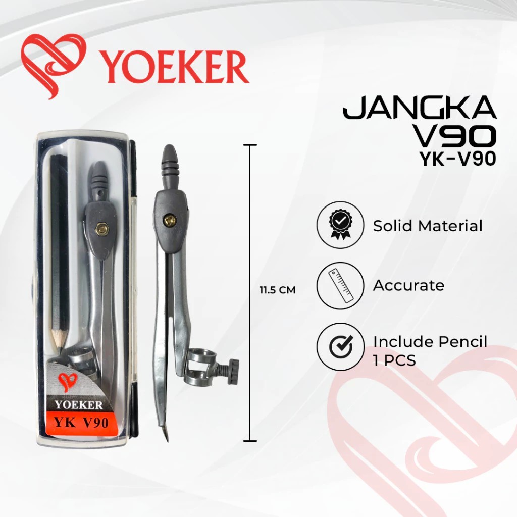 

Jangka Besi Murah JY-2506, V90 / Compass / Jangka Matematika Stainless Steel - Jefistore Studio