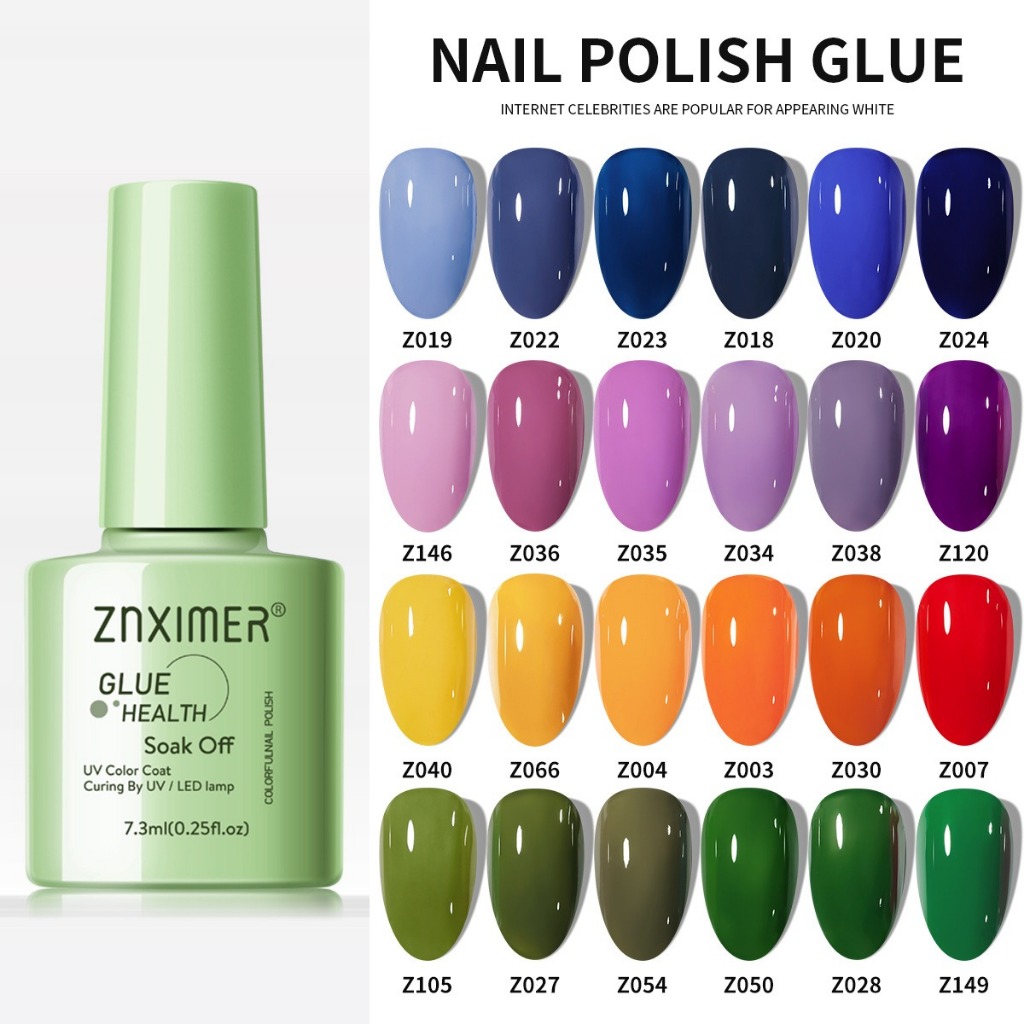 GNA Nail Polish Gel - Nail Polish UV - Kutek Gel UV - ZNXIMER Nail Polish Adhesive - ZNXIMER  Kutek 