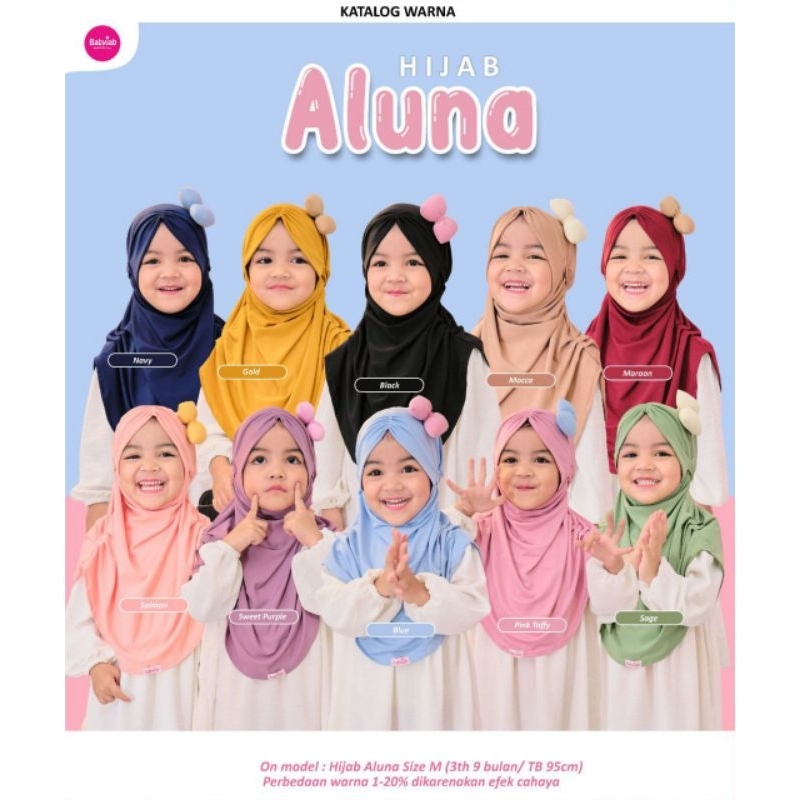 Hijab bayi hijab anak Hijab Aluna