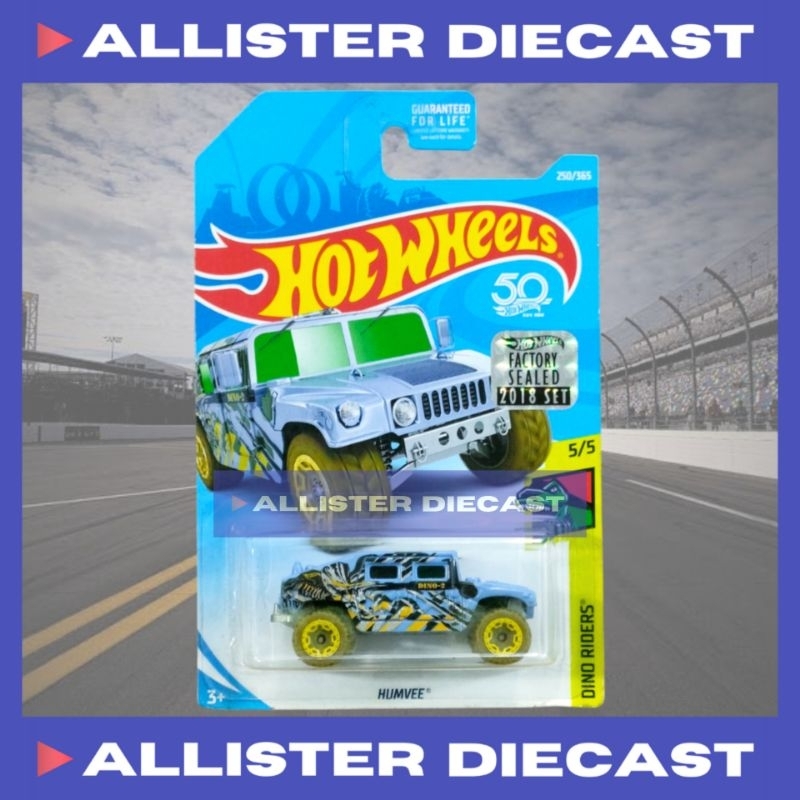 FACTORY SEALED Hot Wheels Humvee Biru Hotwheels Humvee Blue HW Dino Riders Hot Wheels Hummer Biru Ho