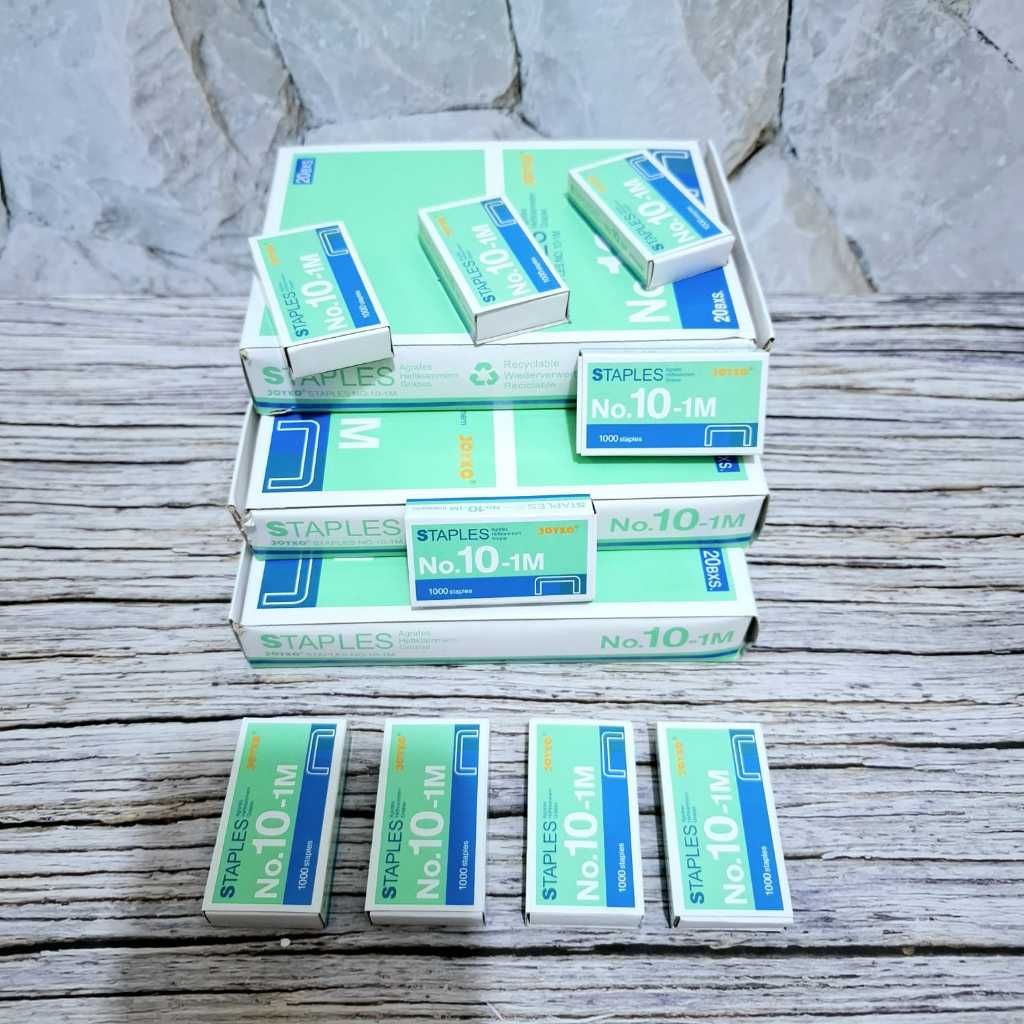 

Staples Kecil Joyko No.10 Refill Stepler Isi Hekter Kecil Anak Steples Angel Atk - 1 Pak (20 Kotak) - Binder, Stationery