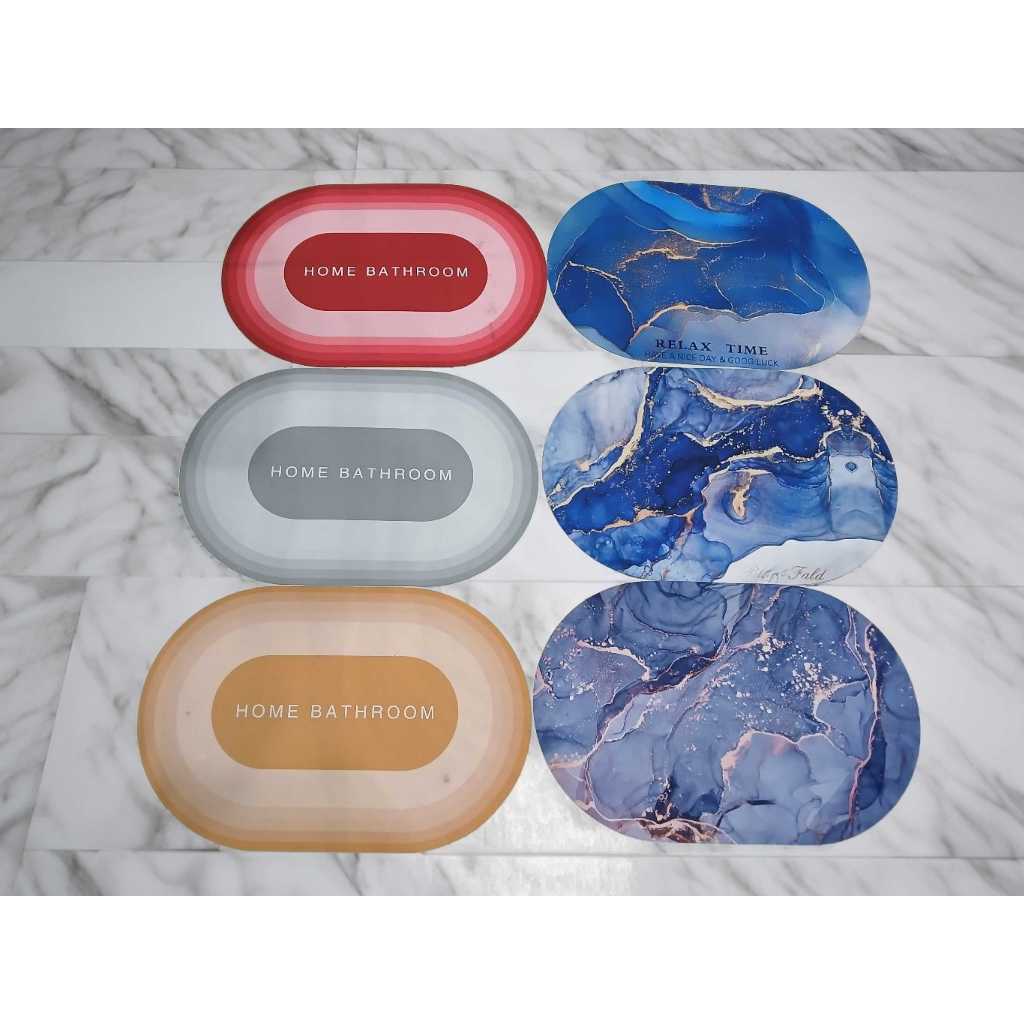 Keset Diatomite Keset Kaki Serap Air Anti Slip Keset Lantai Rumah Dapur