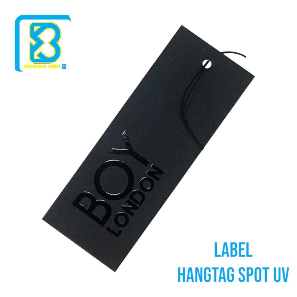 

HANTAG LABEL PREMIUM/ SPOT UV TEBAL 700GSM