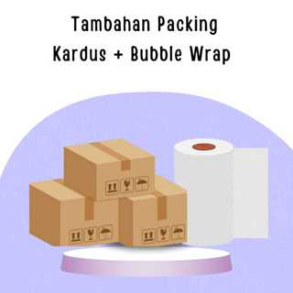 

Kardus dan Bubble Warp Extra Packing Produk Lebih Safety