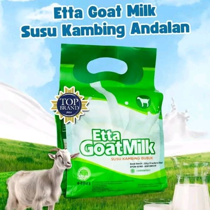 

Etta EGM Goat Milk - Susu Kambing Ettawa Bubuk Original Berkhasiat Menyembuhkan Asma EGM