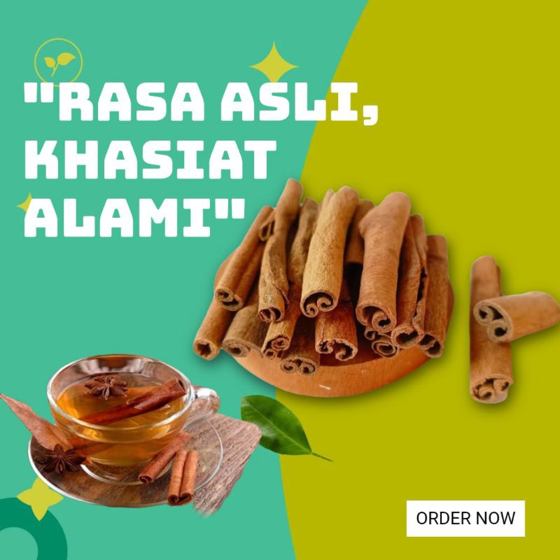 

Kayu Manis Batangan Premium - Rasa Asli, Khasiat Nyata