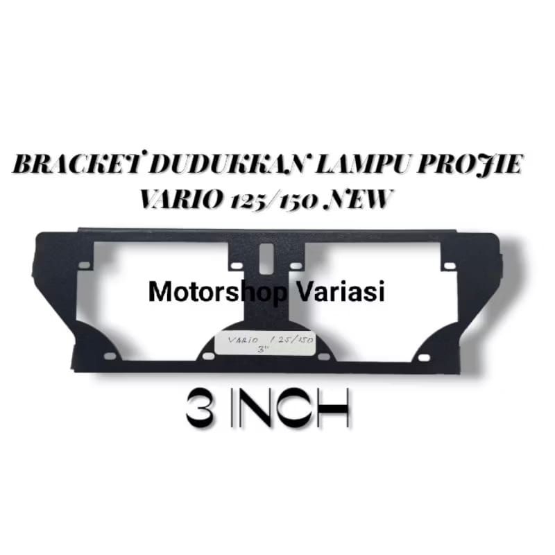Bracket lampu Biled Bracket Breket Projie Biled AES WST 2.5 INCH 3 INCH Vario Old, Vario 110 125 150