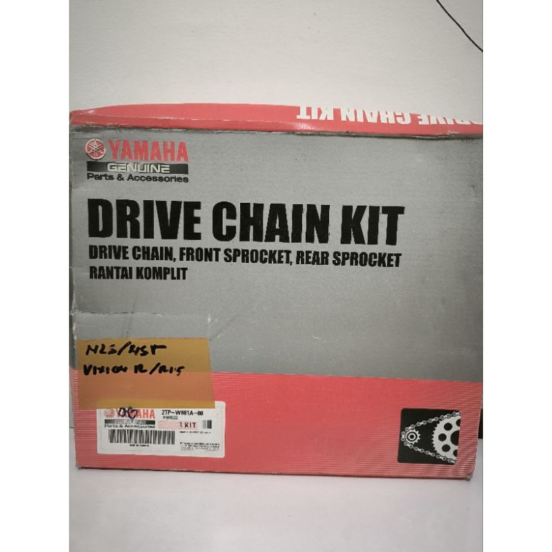 GEAR SET RANTAI KOMPLIT VIXION R, R15 | 2TP-W001A-00 | ORIGINAL YAMAHA