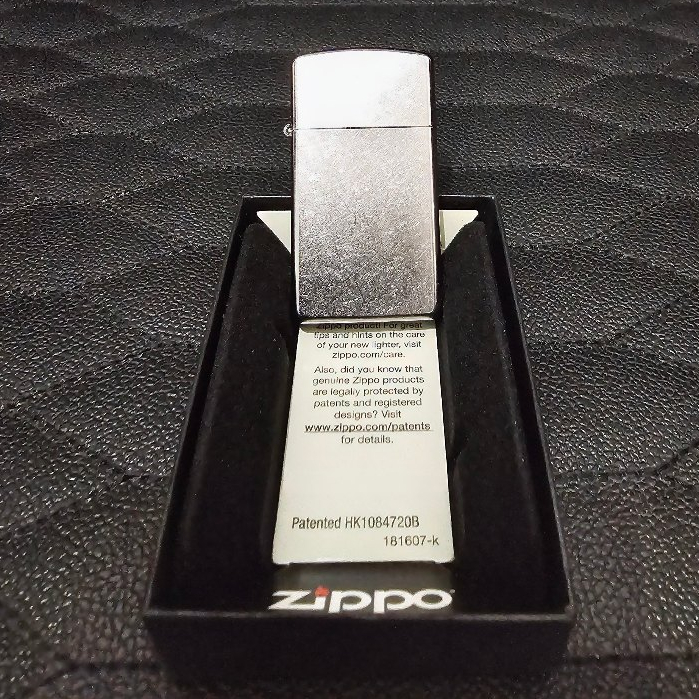 Zippo Slim Street Chrome 1607 Original