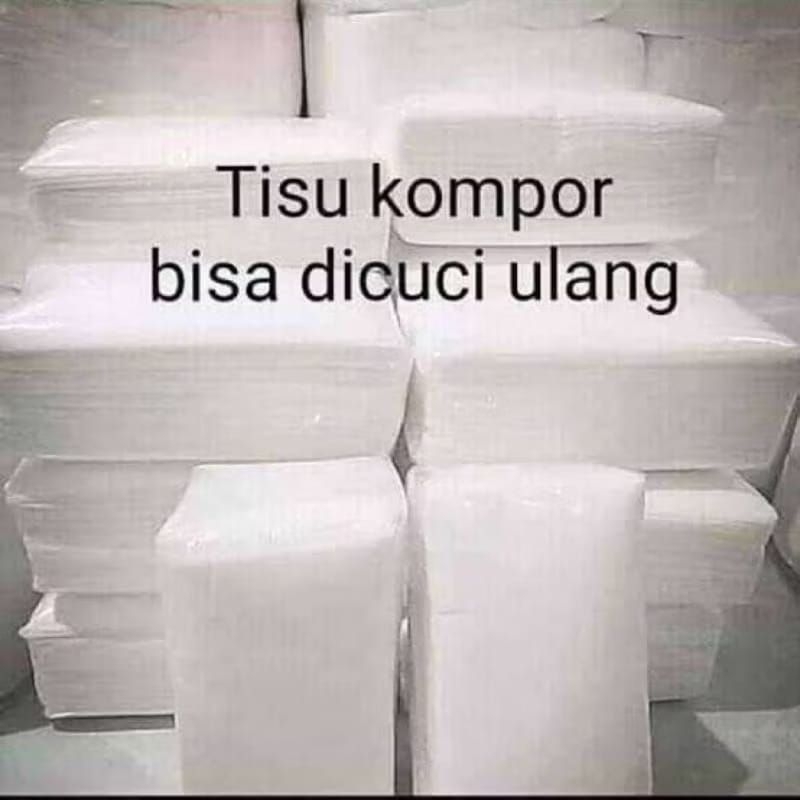 Tisu Kompor Bisa dicuci 100 gram Tisu Dapur Tisu Kering bahan tisu basah Bukan Tisu 250gr